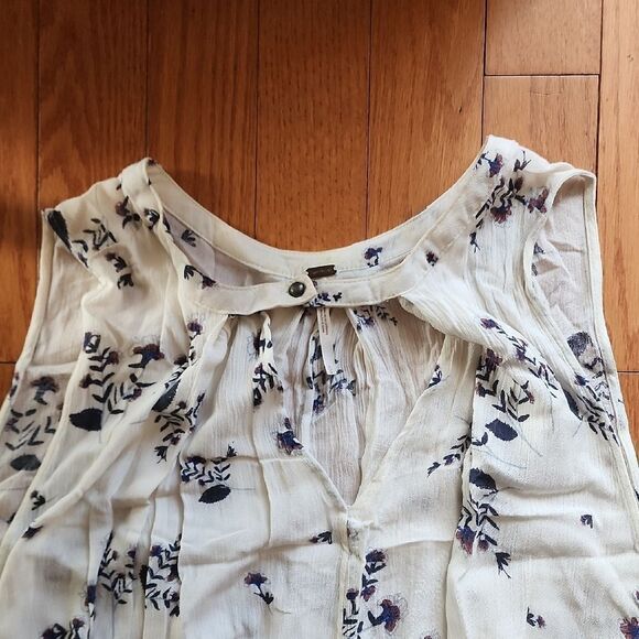 Free People Floral Flowy Dress- Women's Size Large - Picture 3 of 4